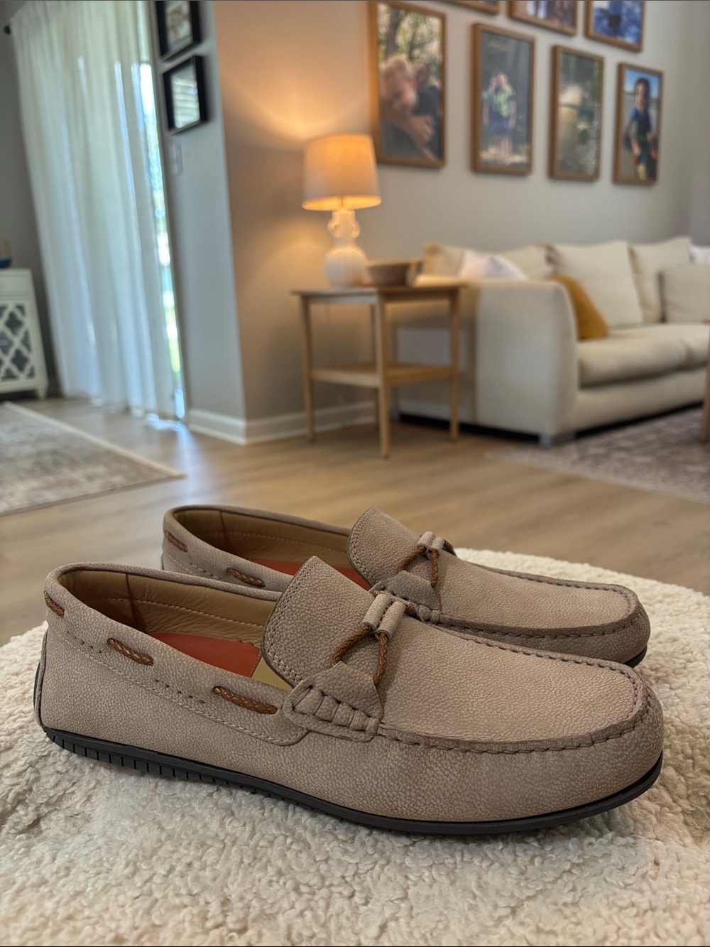 Martin Dingman 100% leather loafers- Made in Brazil - Mens 9.5M brand NEW